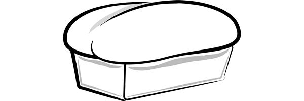 Drawing of a Pan Loaf